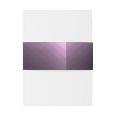 Bandeau De Faire-part Mariage Gatsby d'or violet géométrique (Dos Example)