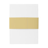 Bandeau De Faire-part Mariage Gold Simple Elegance (Dos Example)
