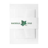 Bandeau De Faire-part Mariage Green Ivy Garden (Devant example)