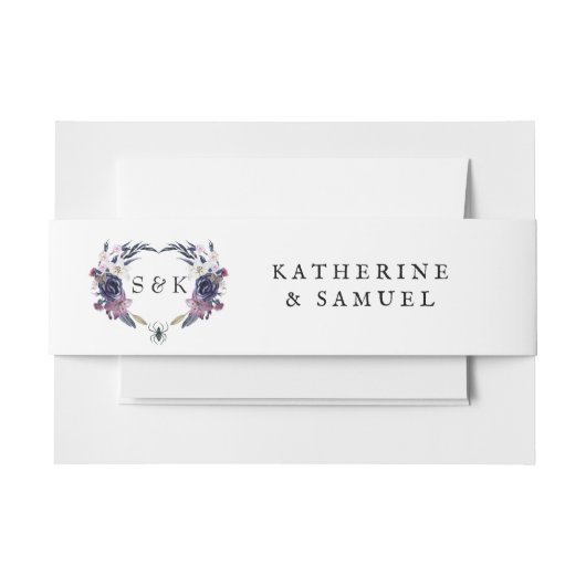 Bandeau De Faire-part Mariage Halloween (Devant Example)