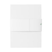 Bandeau De Faire-part mariage hydrangea bleu (Dos Example)