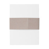 Bandeau De Faire-part Mariage Kraft Campêtre Rustique (Dos Example)