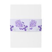 Bandeau De Faire-part Mariage Lavender Blush (Dos Example)