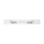 Bandeau De Faire-part Mariage Lavender Peony (Plat)