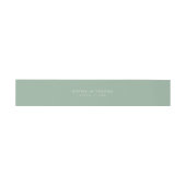 Bandeau De Faire-part Mariage Light Sage (Plat)