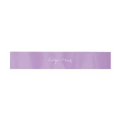 Bandeau De Faire-part Mariage lilas de lavage d'aquarelle (Plat)