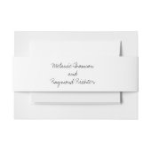 Bandeau De Faire-part Mariage Manuscrit (Devant Example)