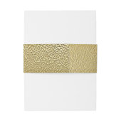 Bandeau De Faire-part Mariage minimal or (Dos Example)