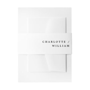 Bandeau De Faire-part Mariage minimaliste de typographie moderne chic
