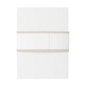 Bandeau De Faire-part Mariage minimaliste monogramme sophistiqué (Dos Example)