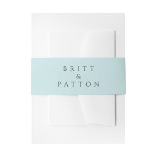 Bandeau De Faire-part Mariage minimaliste sarcelle moderne