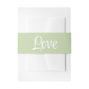 Bandeau De Faire-part Mariage minimaliste vert d'été