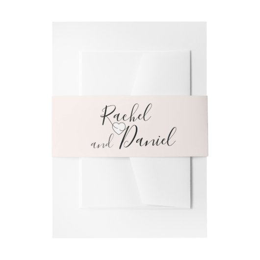 Bandeau De Faire-part Mariage moderne (Devant example)