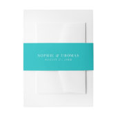 Bandeau De Faire-part Mariage Moderne Classique de Couleur Modifiable (Devant example)