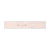 Bandeau De Faire-part Mariage Moderne de Grace Peach (Plat)