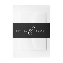 Mariage moderne de luxe noir et blanc