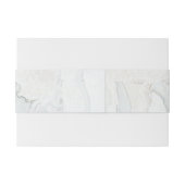 Bandeau De Faire-part Mariage moderne en marbre gris minimal (Dos exemple)