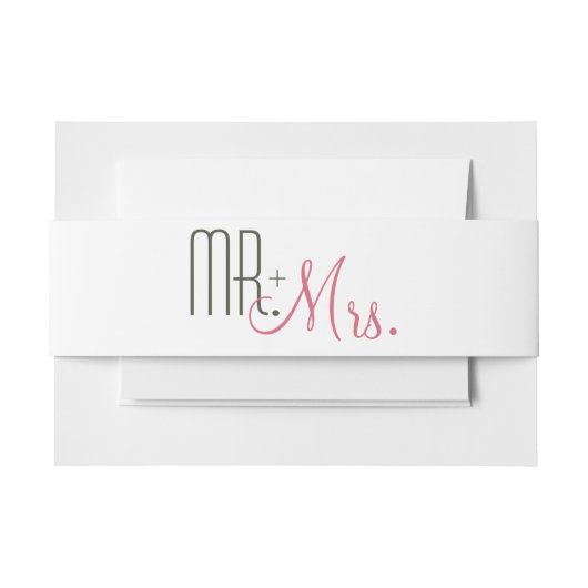 Bandeau De Faire-part Mariage moderne rétro (Devant Example)