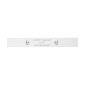 Bandeau De Faire-part Mariage moderne verdure (Plat)