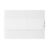 Bandeau De Faire-part Mariage moderne verdure (Dos exemple)