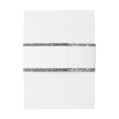 Bandeau De Faire-part Mariage Monogramme Chic Heart (Dos Example)