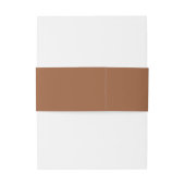 Bandeau De Faire-part Mariage Monogramme en terre cuite moderne (Dos Example)