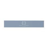 Bandeau De Faire-part Mariage Monogramme périphérique (Plat)