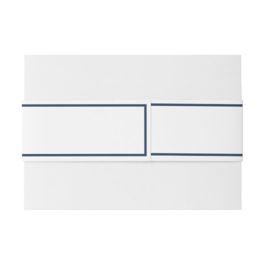 Bandeau De Faire-part Mariage Monogramme simple (Dos exemple)