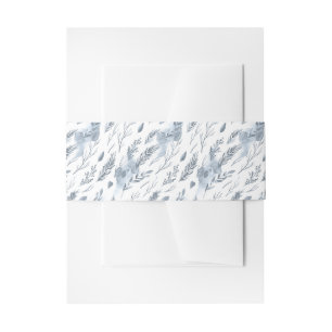 Bandeau De Faire-part Mariage Montagne d'Hiver Minimaliste Rustique