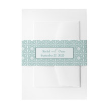 Mariage motif bleu pastel
