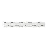 Bandeau De Faire-part Mariage motif de pois blanc noir (Plat)