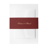 Mariage musulman rouge bordeaux minimal