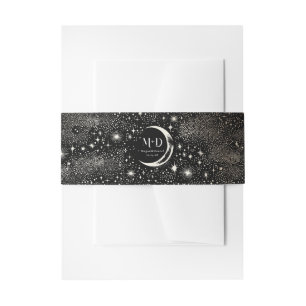 Bandeau De Faire-part Mariage mystique céleste de la Lune