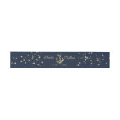 Bandeau De Faire-part Mariage Nautique Starry Midnight Sky (Plat)