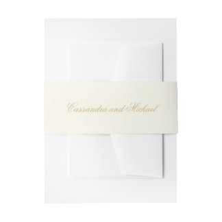 Bandeau De Faire-part Mariage neutre \ blanc cassé