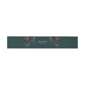Bandeau De Faire-part Mariage noir vert foncé (Plat)