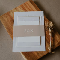 Mariage occidental minimaliste | Beige Latte