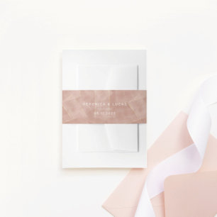 Bandeau De Faire-part mariage or abstrait moderne