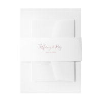 Mariage or Rose simple et élégant