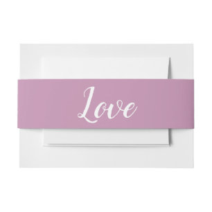 Bandeau De Faire-part Mariage Party de l'Amour Violet