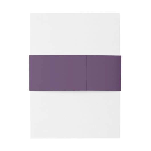 Bandeau De Faire-part Mariage personnalisé pourpre (Dos Example)