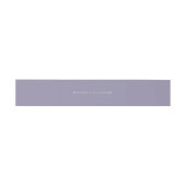 Bandeau De Faire-part Mariage personnalisé violet violet clair solide (Plat)