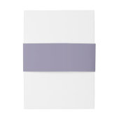 Bandeau De Faire-part Mariage personnalisé violet violet clair solide (Dos Example)