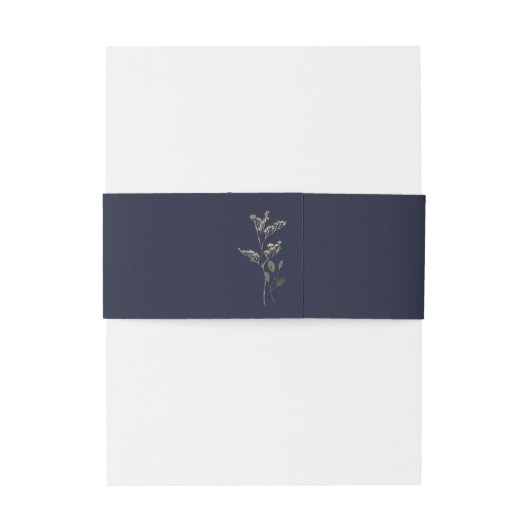 Bandeau De Faire-part Mariage Phases Lune dorée (Dos Example)