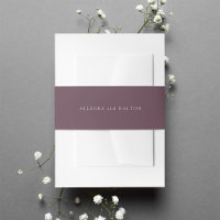 Mariage pourpre de prune d'aubergine solide