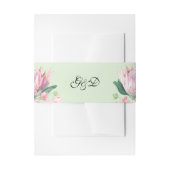 Bandeau De Faire-part Mariage Protea (Devant example)