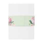 Bandeau De Faire-part Mariage Protea (Dos Example)