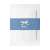 Bandeau De Faire-part Mariage rétro Coquette Bow (Devant example)