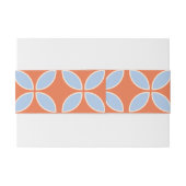 Bandeau De Faire-part Mariage rétro du milieu du siècle (Dos exemple)