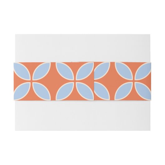 Bandeau De Faire-part Mariage rétro du milieu du siècle (Dos exemple)